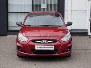 2011 Hyundai Solaris I, красный, 460000 рублей, вид 2