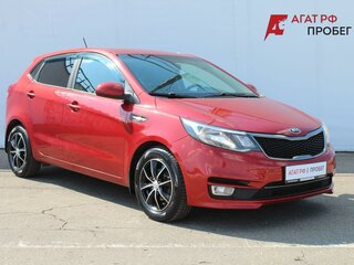 2017 Kia Rio III Рестайлинг, красный, 1050000 рублей, вид 3