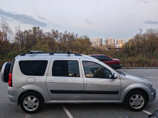 2013 Lada (ВАЗ) Largus I, серебристый, 850000 рублей, вид 3