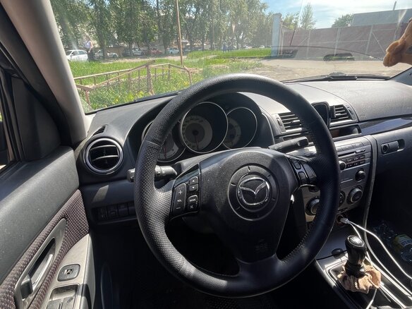 2007 Mazda 3 I (BK) Рестайлинг, серый, 580000 рублей - вид 6