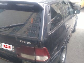1999 SsangYong Musso I Рестайлинг, чёрный, 400000 рублей, вид 4