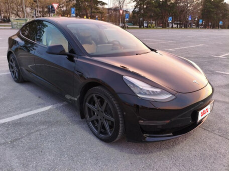 2020 Tesla Model 3 Long Range I, чёрный, 2750000 рублей, вид 1