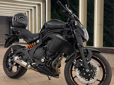 2016 Kawasaki ER-6N, чёрный, 680000 рублей, вид 1