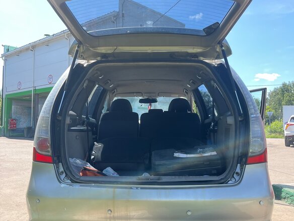 2006 Mitsubishi Grandis I, серебристый, 580000 рублей - вид 24