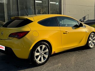 2012 Opel Astra GTC J Рестайлинг, жёлтый, 660000 рублей, вид 3