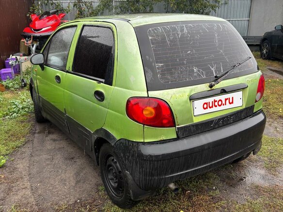 2006 Daewoo Matiz I Рестайлинг, зелёный, 80000 рублей - вид 3