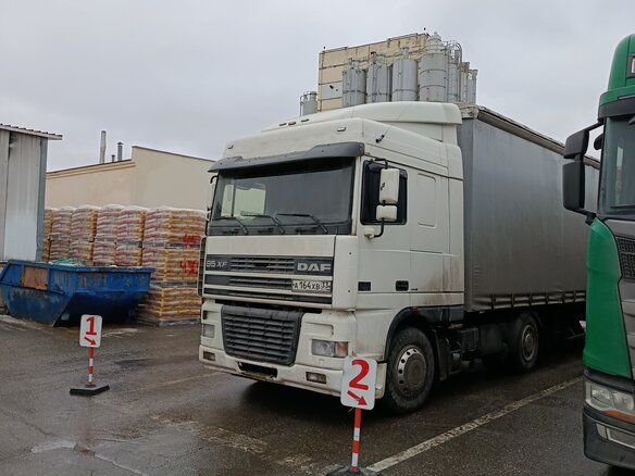 2001 DAF 95XF, белый - вид 8