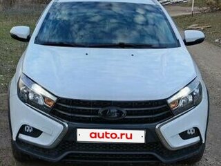 2020 Lada (ВАЗ) Vesta SW Cross I, белый, 1150000 рублей, вид 2