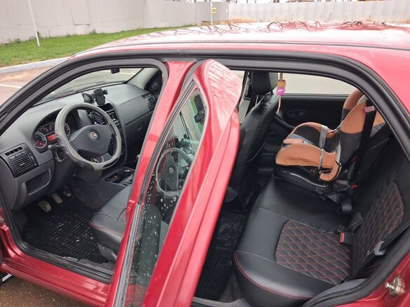 2008 Fiat Albea I Рестайлинг, красный, 570000 рублей - вид 30