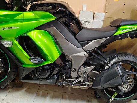 2011 Kawasaki Z 1000SX, зелёный, 765000 рублей, вид 4