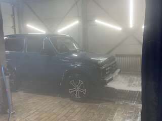 1996 Lada (ВАЗ) 2121 (4x4) I Рестайлинг, синий, 300000 рублей, вид 4