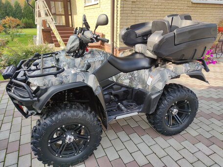 2016 Suzuki KingQuad 750, зелёный, 1150000 рублей, вид 4