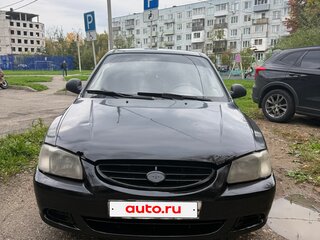 2009 Hyundai Accent ТагАЗ II, чёрный, 200000 рублей, вид 3