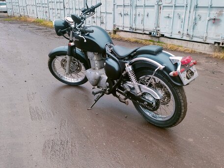 2000 Kawasaki BJ250 Estrella, чёрный, 229000 рублей, вид 3