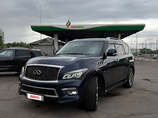 2015 Infiniti QX80 I Рестайлинг, синий, 2200000 рублей, вид 1