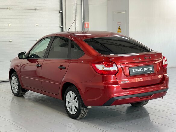 2021 Lada (ВАЗ) Granta I Рестайлинг, красный, 599000 рублей - вид 5