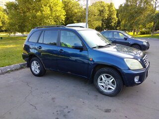 2010 Chery Tiggo (T11) I, синий, 450000 рублей, вид 2
