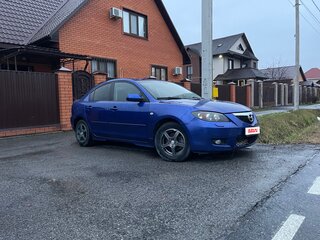 2008 Mazda 3 I (BK) Рестайлинг, синий, 550000 рублей, вид 2