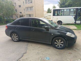 2007 Nissan Tiida I, чёрный, 365000 рублей, вид 4