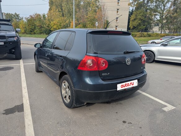 2007 Volkswagen Golf V, серый, 690000 рублей - вид 6