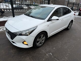 2022 Hyundai Solaris II Рестайлинг, белый, 1260000 рублей, вид 1