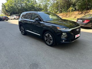 2019 Hyundai Santa Fe IV, чёрный, 2800000 рублей, вид 4