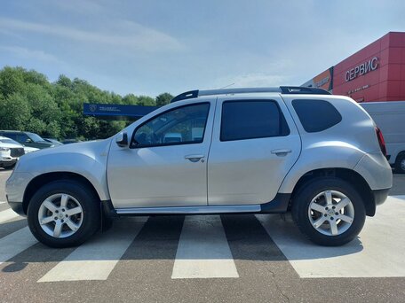 2017 Renault Duster I Рестайлинг, серебристый, 1490000 рублей, вид 4