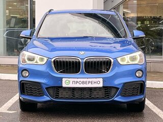 2017 BMW X1 20i xDrive II (F48), синий, 2376000 рублей, вид 2
