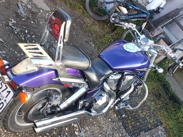 2002 Honda VTX 1800, синий, 750000 рублей - вид 4