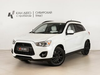 2013 Mitsubishi ASX I Рестайлинг, белый, 1060000 рублей, вид 1