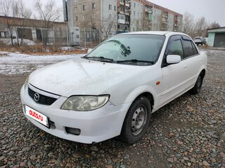 2004 Mazda Familia S-Familia S-Wagon VIII (BJ), белый, 350000 рублей, вид 2