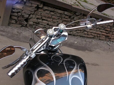 2002 Yamaha XV 1700 Warrior, чёрный, 1200000 рублей, вид 1