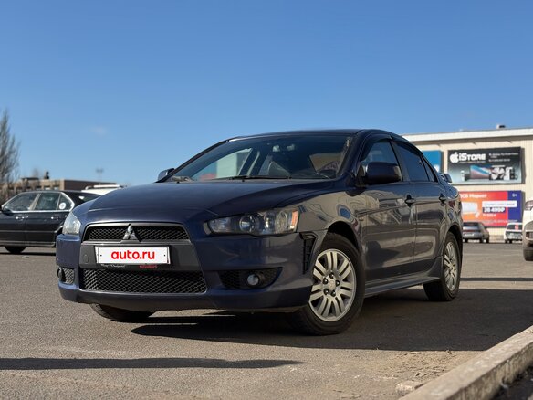 2008 Mitsubishi Lancer X, синий, 650000 рублей