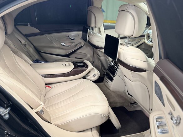 2018 Mercedes-Benz S-Класс 400 d Long VI (W222, C217) Рестайлинг, чёрный, 5050000 рублей - вид 33