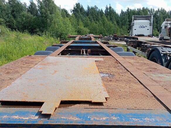 2008 Meusburger Полуприцеп-контейнеровоз, синий, 600000 рублей - вид 6