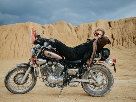 1993 Yamaha XV400 Virago, красный, 270000 рублей, вид 5