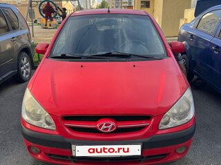 2006 Hyundai Getz I Рестайлинг, красный, 500000 рублей, вид 2