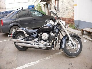2006 Yamaha XVS650 Drag Star, чёрный, 530000 рублей, вид 2