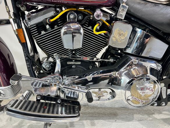 1998 Harley-Davidson Heritage, фиолетовый, 770000 рублей - вид 25