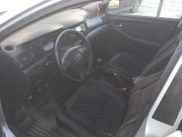 2003 Toyota Corolla IX (E120, E130) Рестайлинг, серебристый, 570000 рублей - вид 10