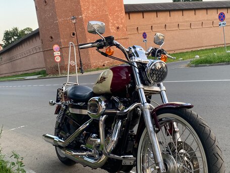 2007 Harley-Davidson Sportster 1200, красный, 699900 рублей, вид 5