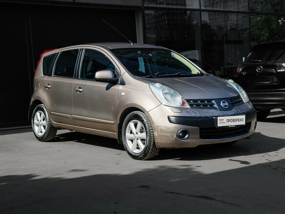 2007 Nissan Note I, бежевый - вид 2