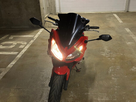 2012 Kawasaki ER-6F (Ninja 650R), красный, 550000 рублей, вид 4