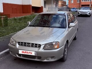 1999 Hyundai Accent II, жёлтый, 240000 рублей, вид 1