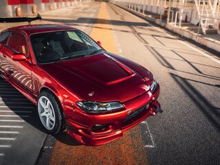 2002 Nissan Silvia VII (S15), красный, 5449000 рублей, вид 3