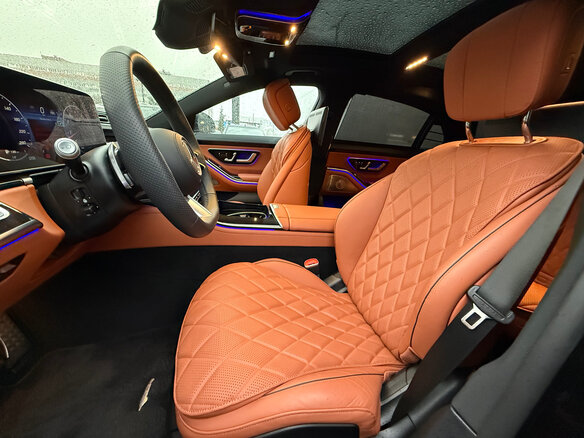 2025 Mercedes-Benz S-Класс 500 Long 4MATIC VII (W223), чёрный, 14090000 рублей - вид 8