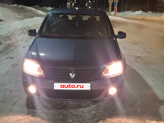 2012 Renault Logan I Рестайлинг, синий, 490000 рублей, вид 2