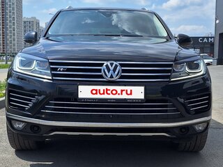 2016 Volkswagen Touareg II Рестайлинг, синий, 3600000 рублей, вид 4