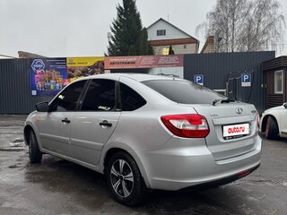 2015 Lada (ВАЗ) Granta I, серебристый, 430000 рублей, вид 5