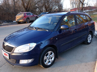 2011 Skoda Fabia II Рестайлинг, синий, 630000 рублей, вид 1